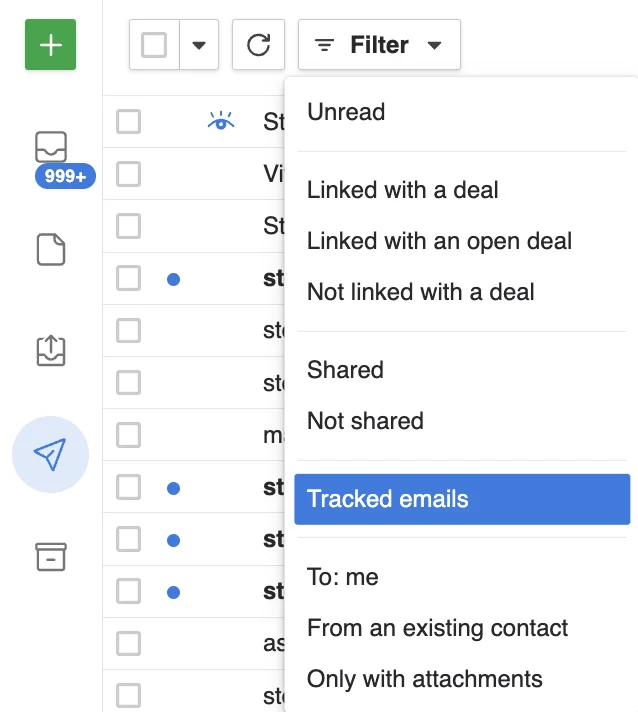 pipedrive email tracking