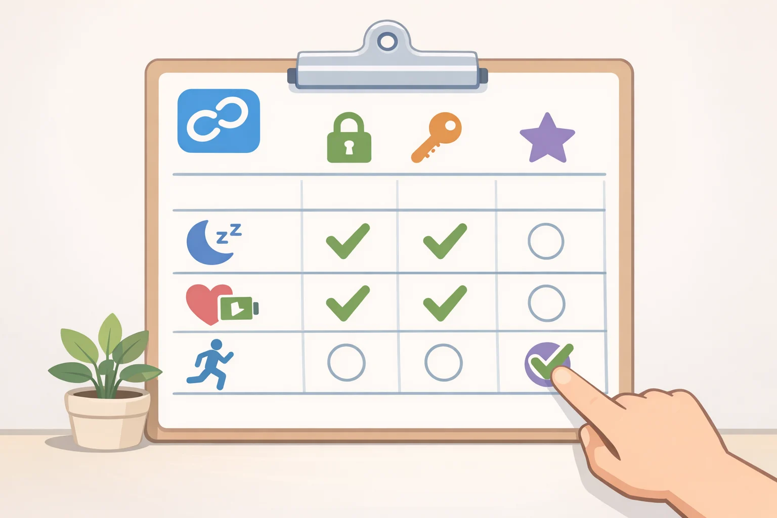 Illustration of a Garmin Connect feature checklist with included vs restricted options for sleep staging, Body Battery, and training readiness based on announcement wording