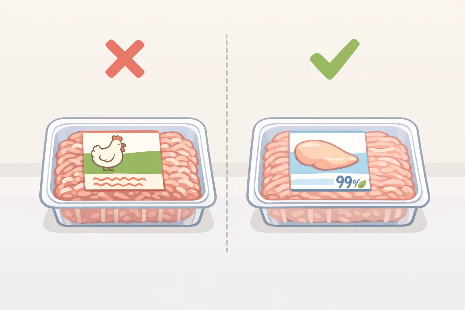 Choose standard ground chicken instead of 99% fat-free breast-only so grilled zucchini chicken burgers stay juicy and bind correctly