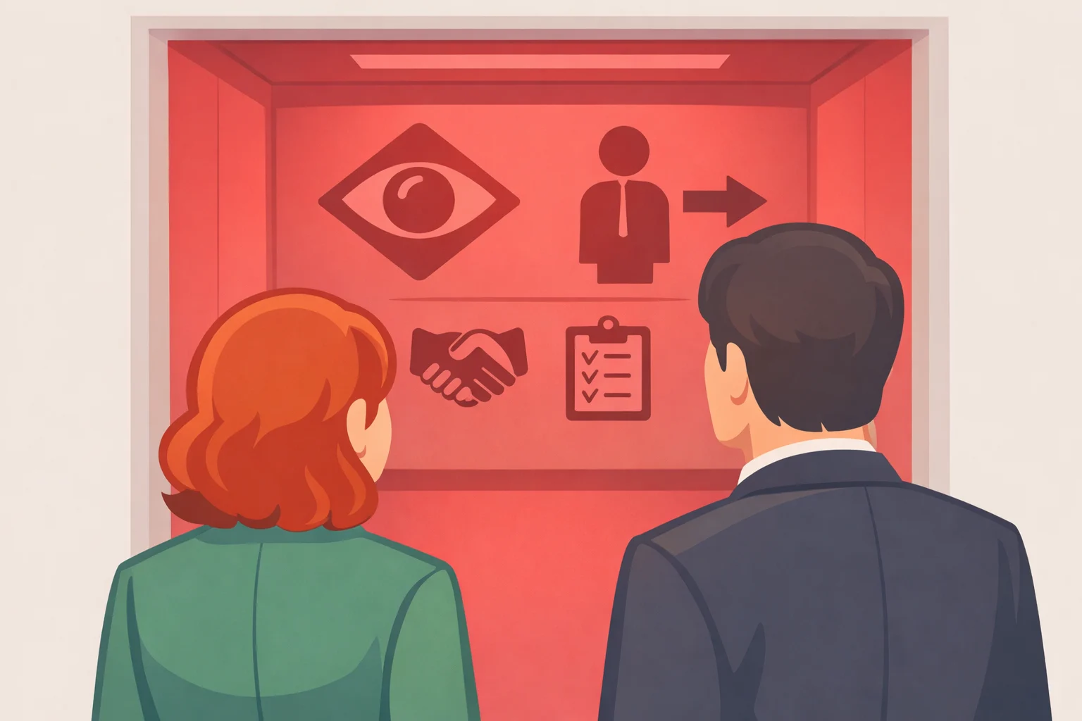 Ben Stiller posts an in-universe Lumon image of Helly R. and Mark sprinting through red-lit corridors with the scripture line, a key Severance season 3 update signaling production proximity