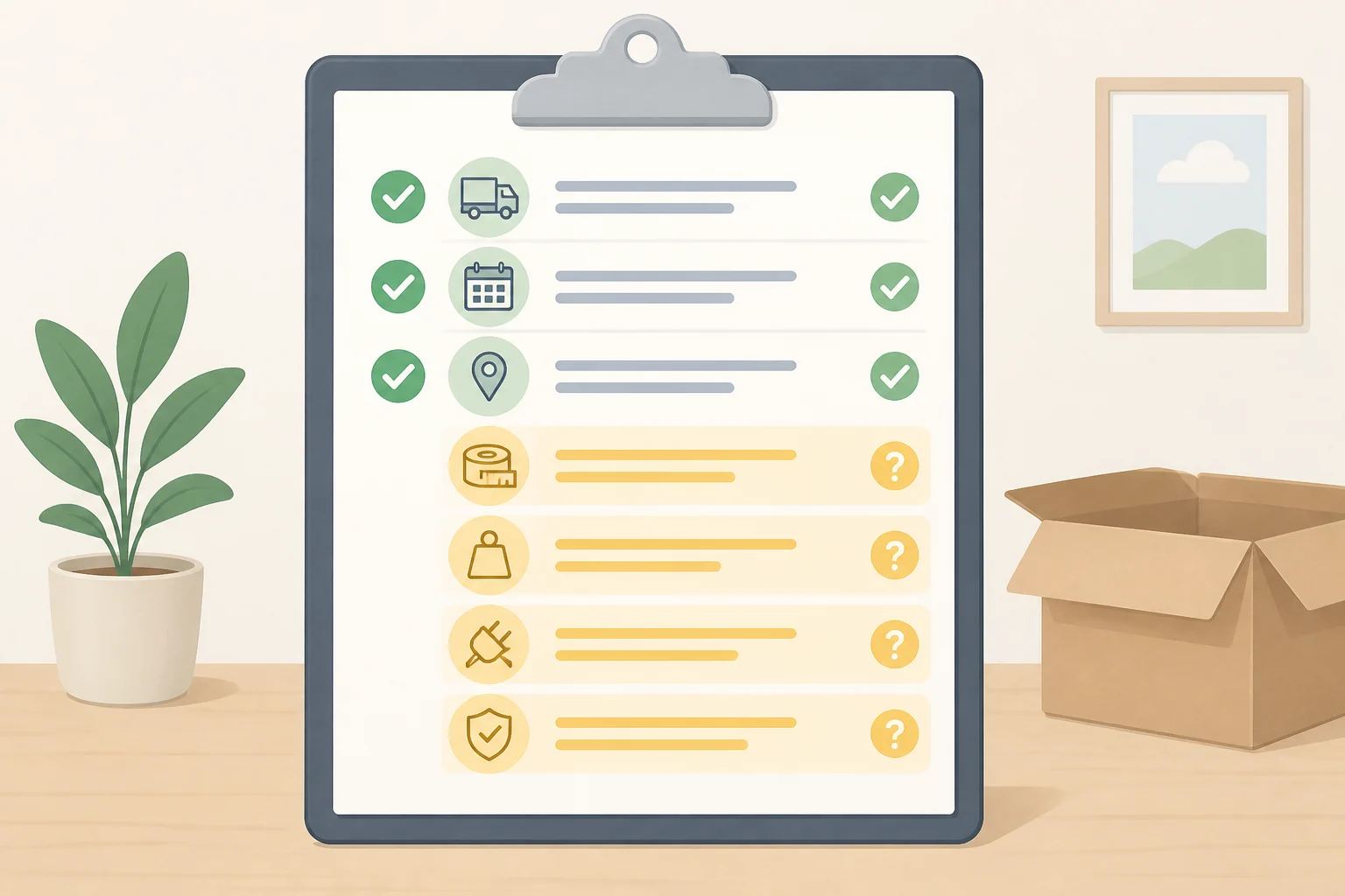 Illustration of a technical-spec checklist showing missing items such as pricing, combined efficiency, CO2 figures, charging specifications, cold-weather performance, and independent test results for the updated Volvo XC60 PHEV.