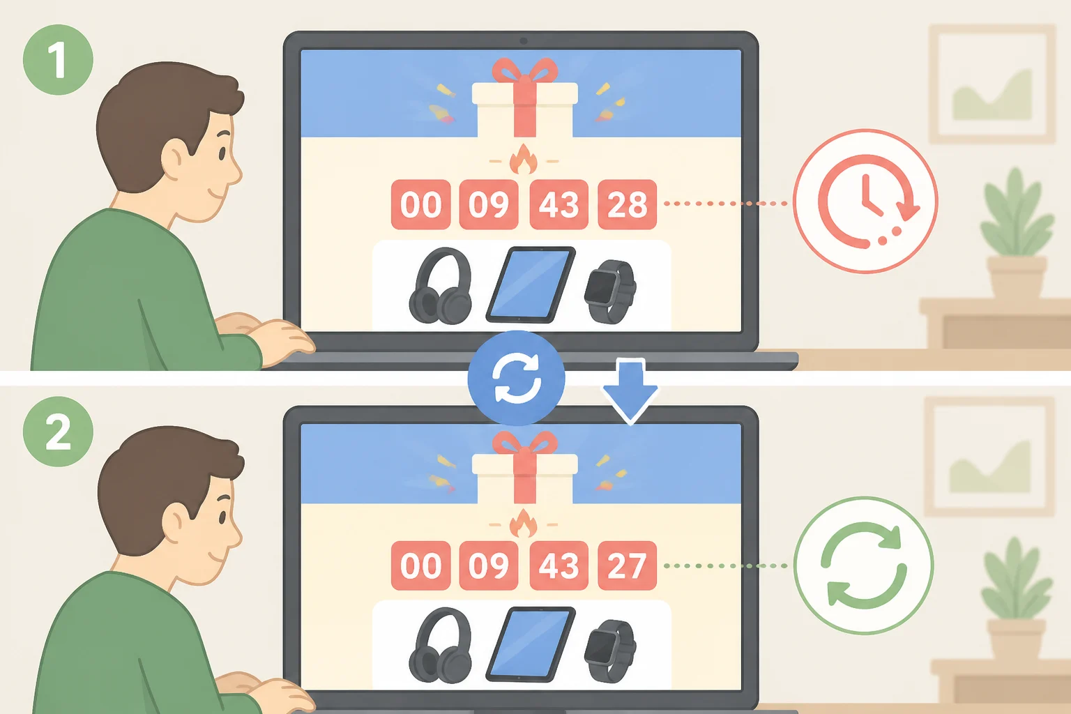 Screenshot-style graphic of a fake Claude Max giveaway landing page with a live slot counter that appears to tick down but is generated locally for the fake Claude Max giveaway scam