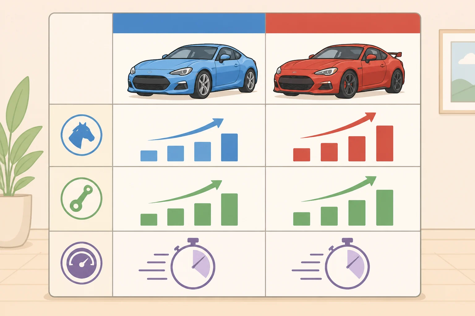 Comparison chart of Bentley Torcal electric car specs showing 821 PS vs 888 PS, torque figures, and 0-60 mph times
