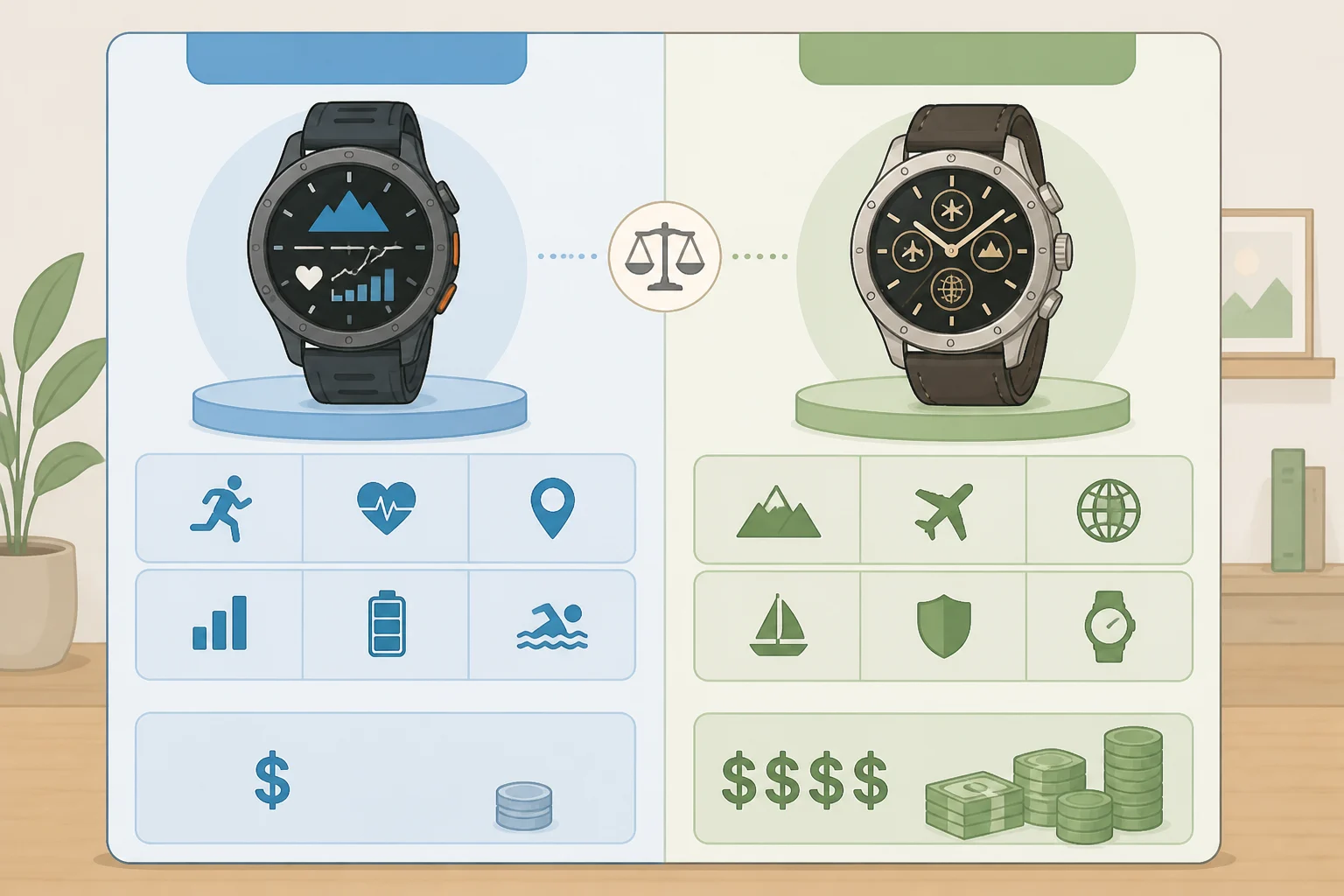 Comparison graphic showing Garmin Fenix 9 pricing against the MARQ Gen 3 lineup positioning