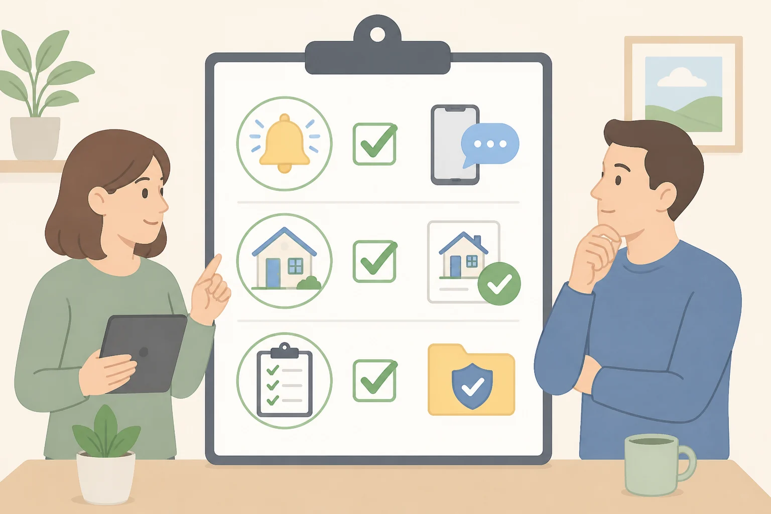 A checklist for plan managers and members to verify monitored emails, registered address alignment, and options like individual Premium if in-person scanning isn't possible