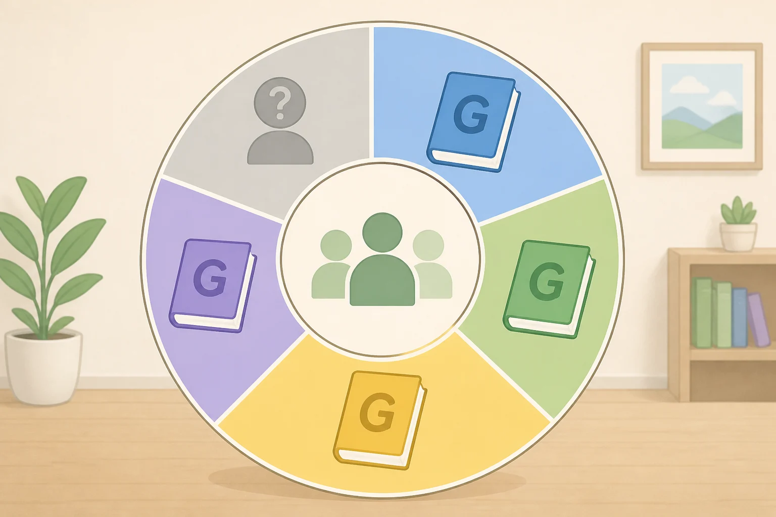 Donut chart summarizing best Googlebook to buy poll results: Lenovo Googlebook 15 (19%), Dell XPS Googlebook (16%), Acer Googlebook 14 (14.1%), ASUS Googlebook 14 (12.7%), HP Googlebook 14 (9.8%), plus 15% waiting for more options and 13.3% with no interest
