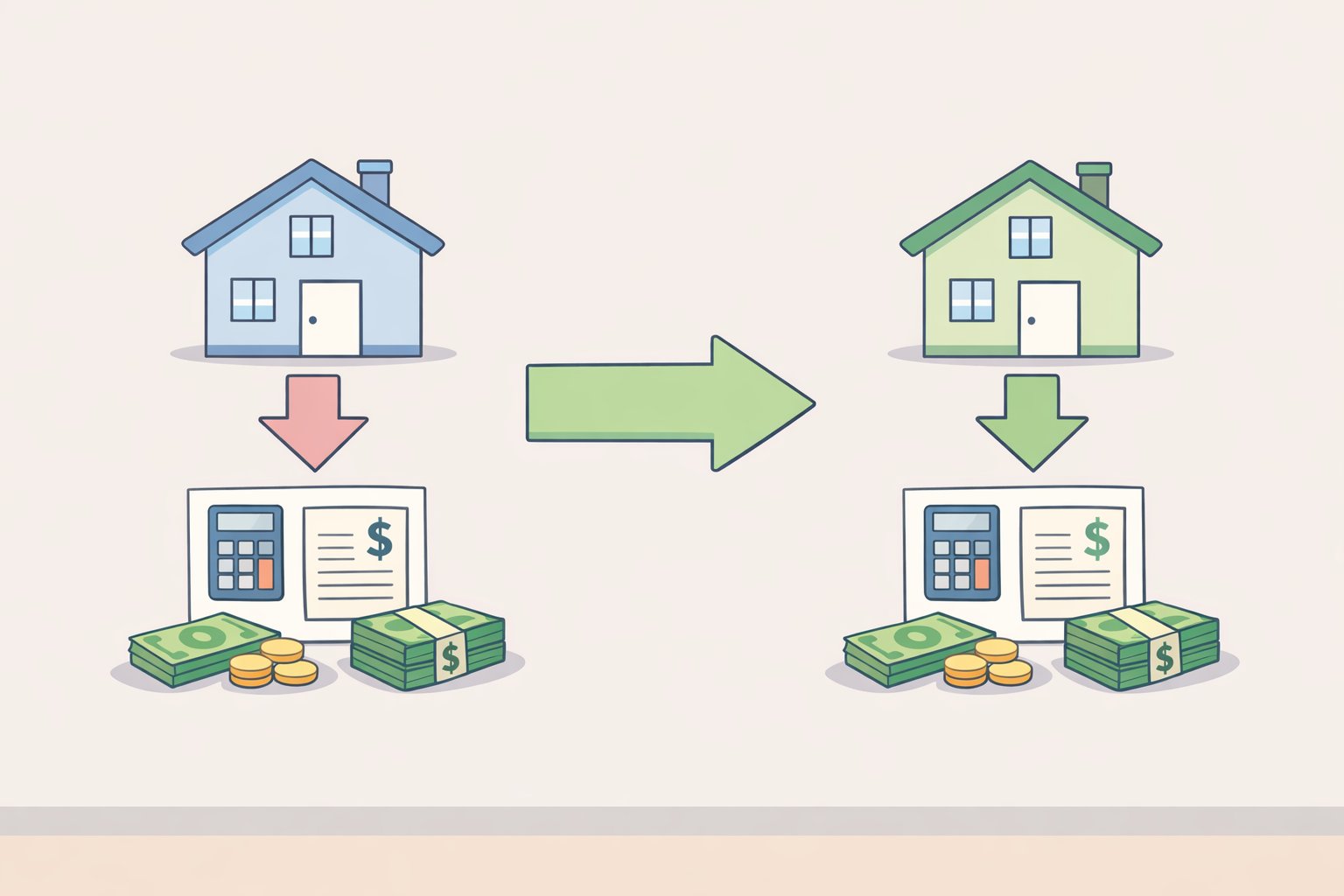 Illustration of a simple one-page affordability brief comparing monthly payments at 6.7% versus 6% for a typical home, supporting how to make 2026 your best year yet with clear buyer-ready numbers