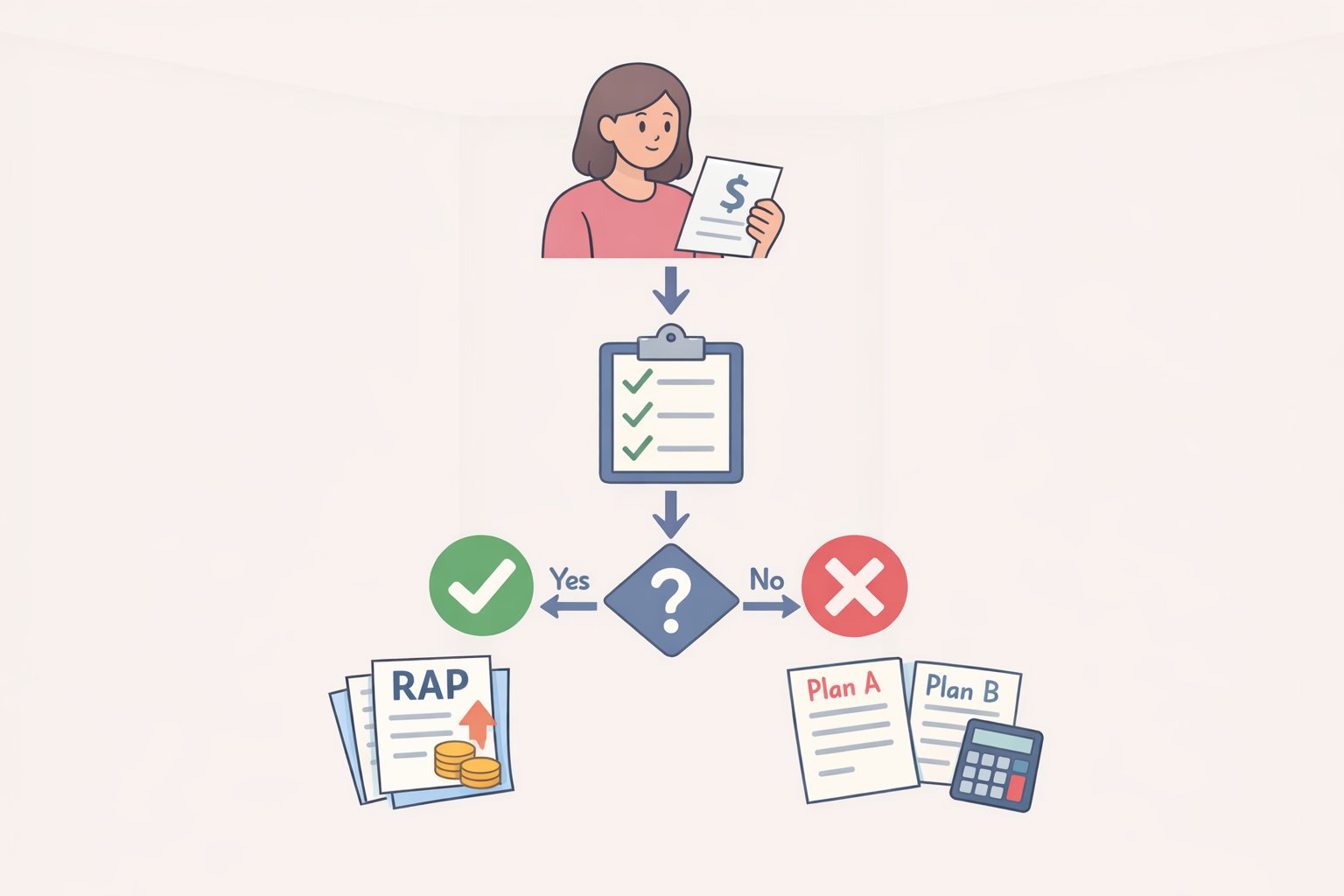 Eligibility checklist graphic for former SAVE borrowers highlighting key action items like reviewing complicated loan types, verifying default status, and confirming IRS data sharing