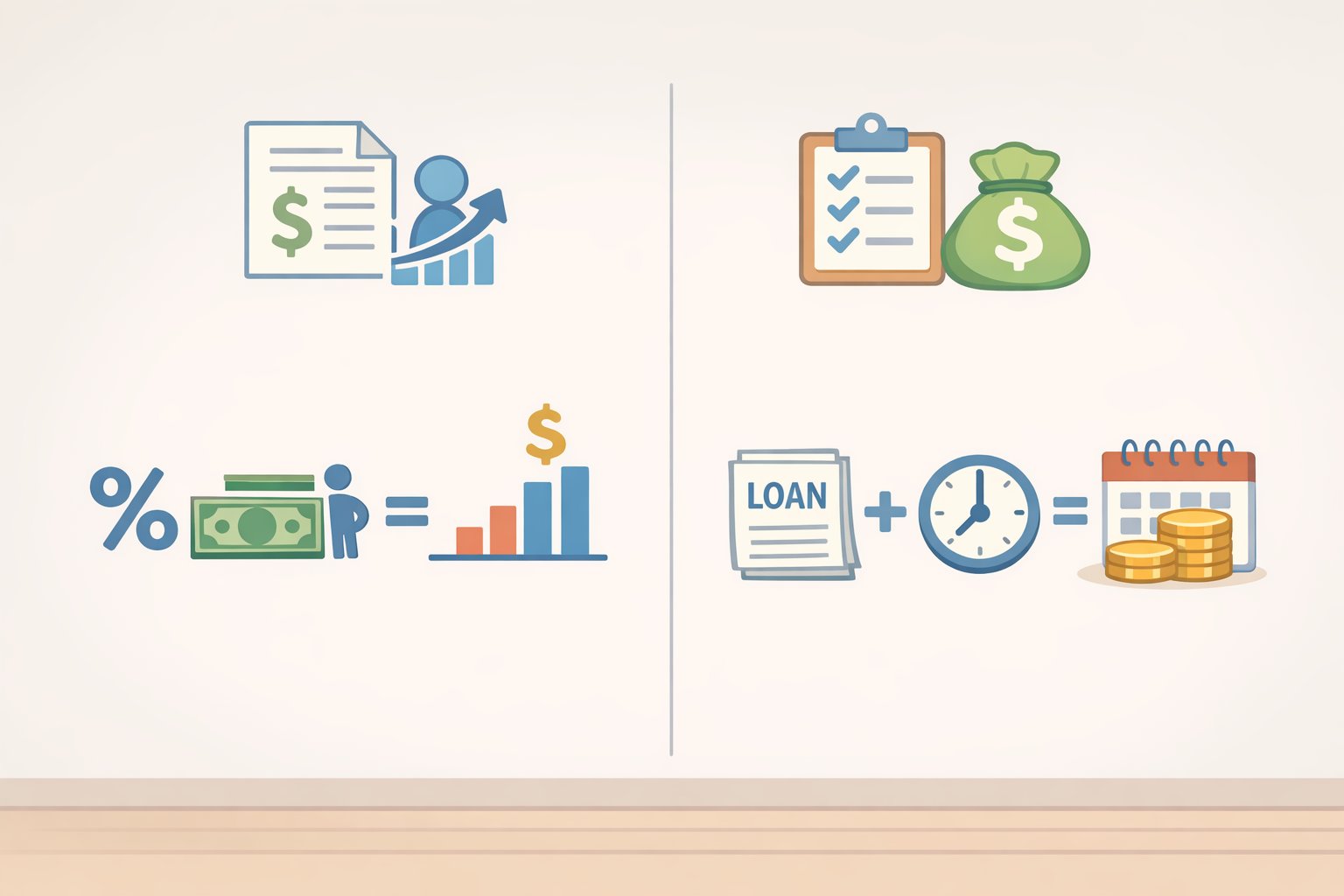Comparison graphic showing RAP (income + dependents) versus Tiered Standard (loan balance + fixed term) and their different effects on monthly payments